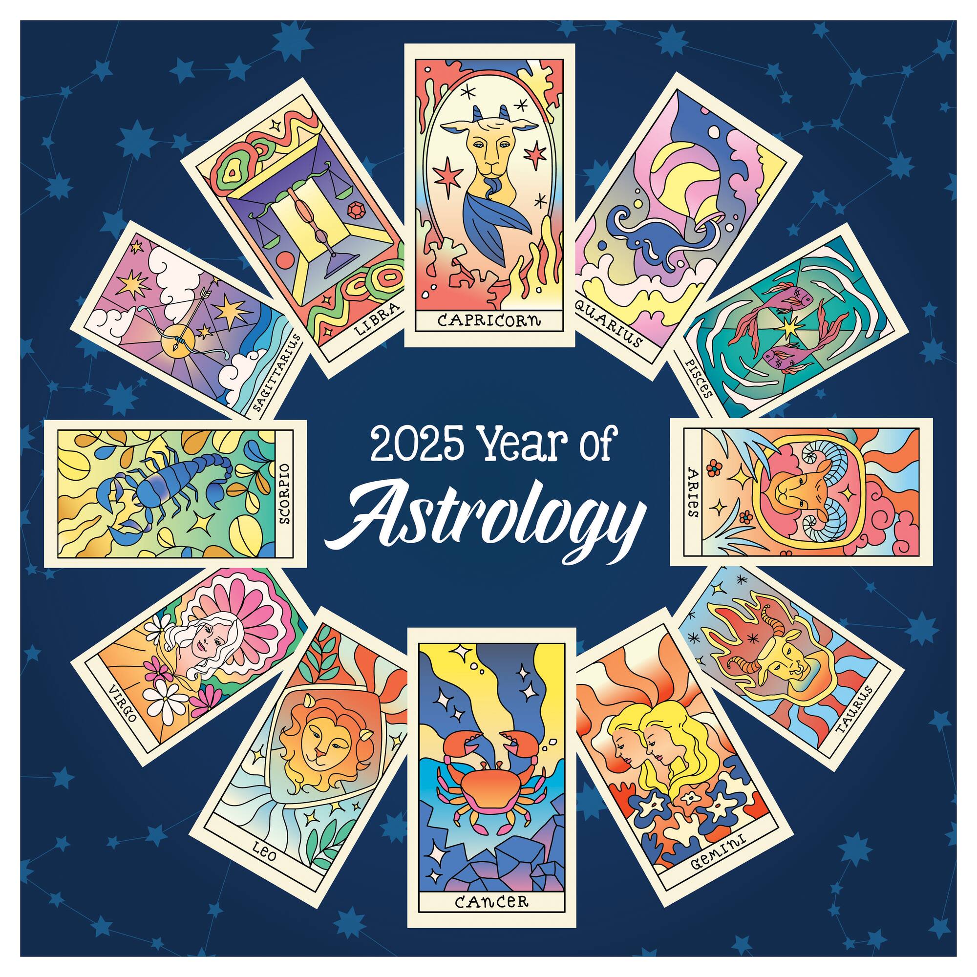 TF Publishing 2025 Astrology Wall Calendar